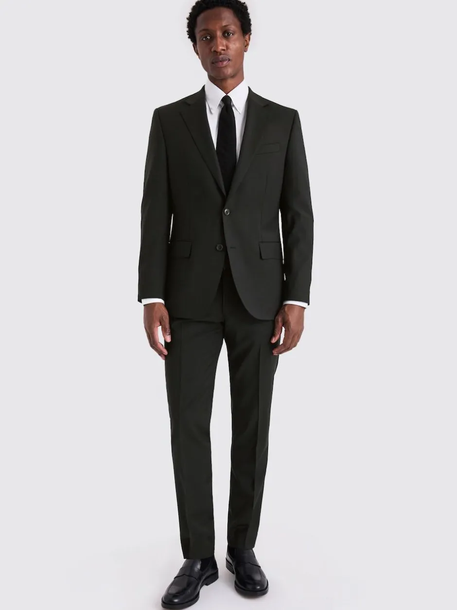 MOSS Black Tailored Performance Suit Jacket New
