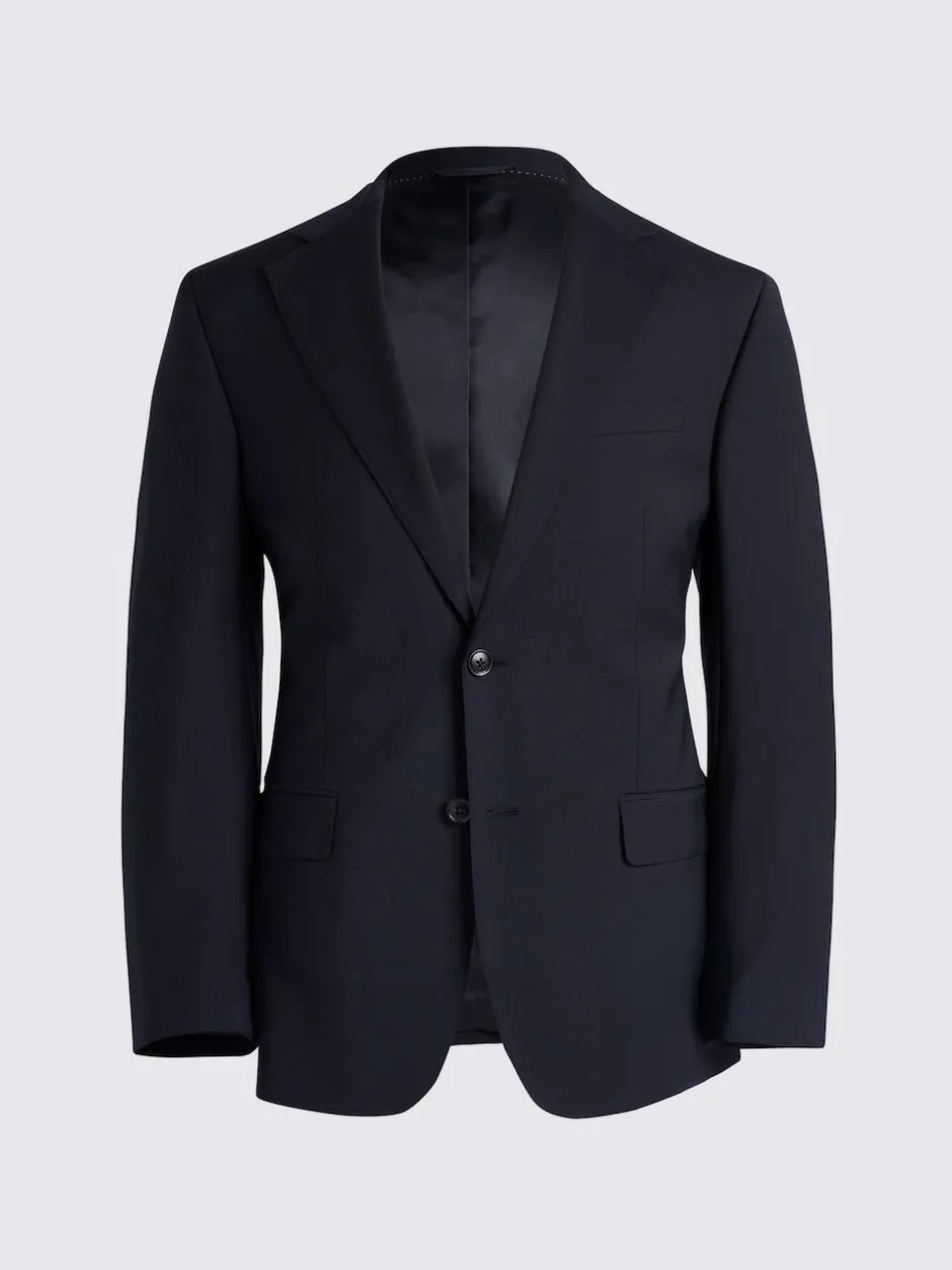 MOSS Black Tailored Performance Suit Jacket New