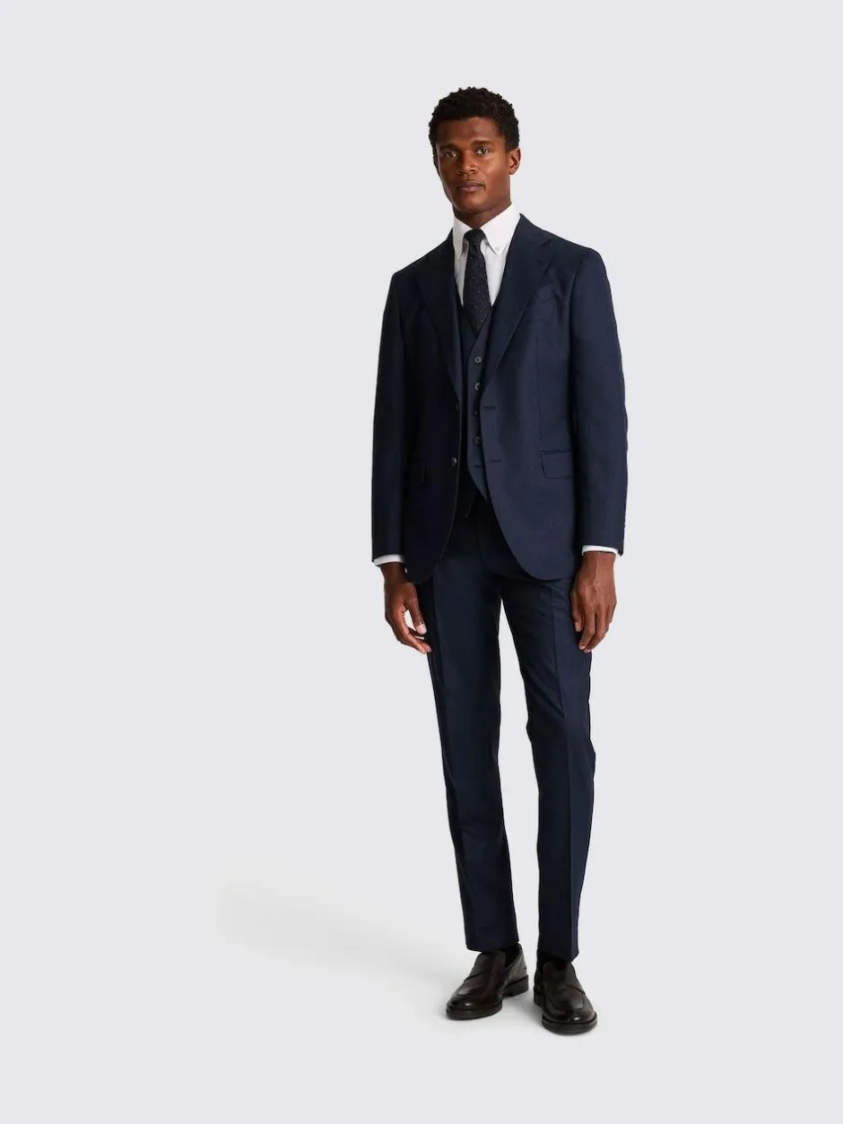 MOSS Blue Tailored Plain Italian Suit Jacket Hot