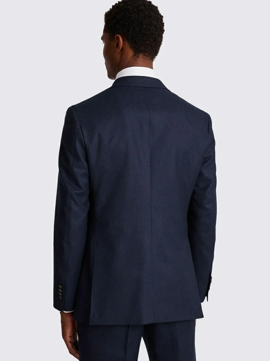 MOSS Blue Tailored Plain Italian Suit Jacket Hot