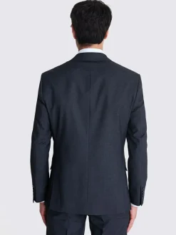 MOSS Tailored Regular Fit Stretch Suit Jacket Charcoal New