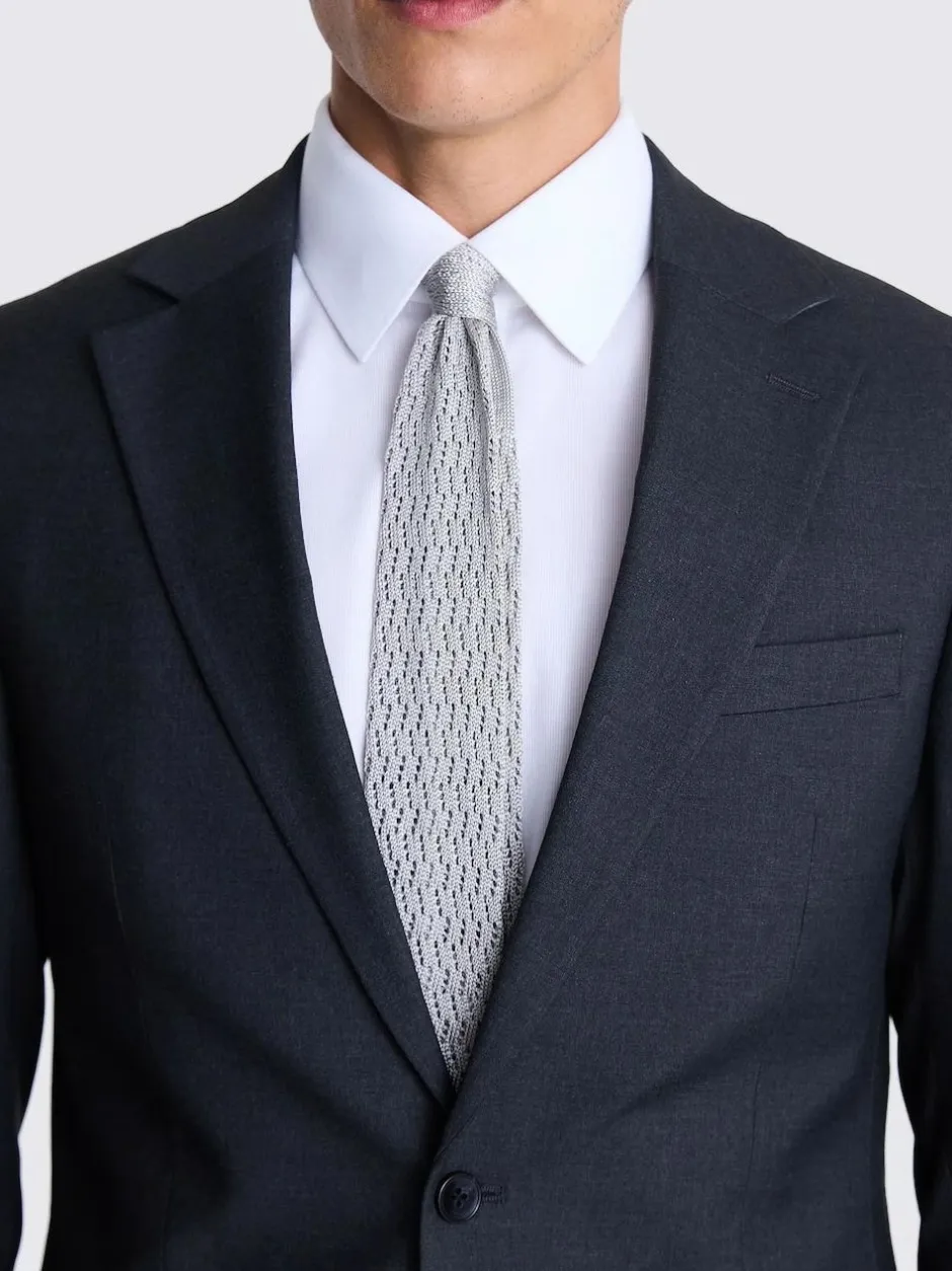 MOSS Tailored Regular Fit Stretch Suit Jacket Charcoal New