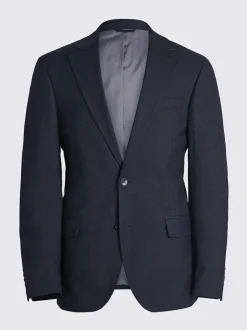 MOSS Tailored Regular Fit Stretch Suit Jacket Charcoal New