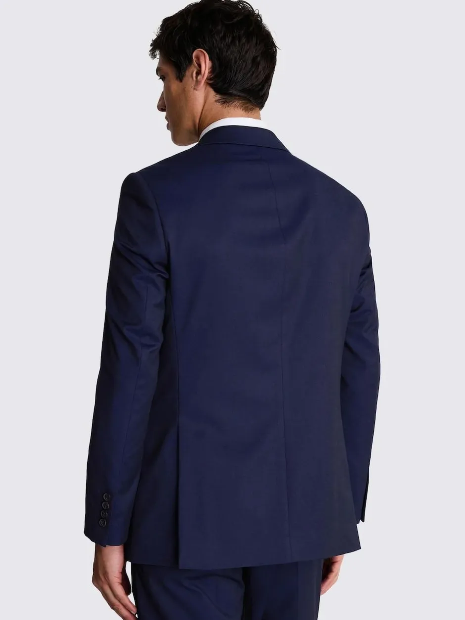 MOSS Regular Fit Stretch Suit Jacket Ink New