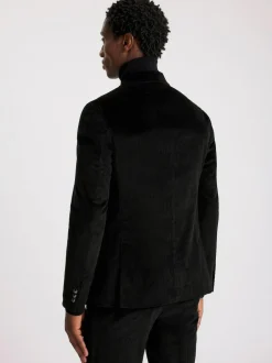MOSS Slim Corduroy Suit Jacket Ink Discount