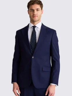 MOSS Tailored Regular Fit Stretch Suit Jacket Ink Outlet