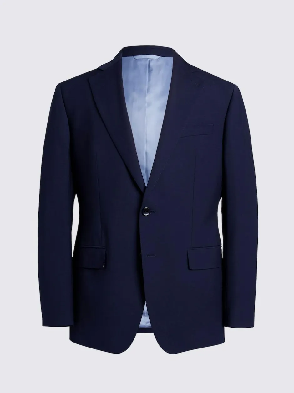 MOSS Tailored Regular Fit Stretch Suit Jacket Ink Outlet