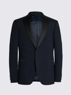 MOSS Midnight Slim Fit Tuxedo Jacket New