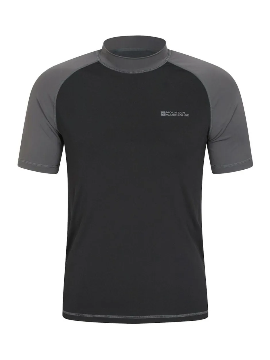 Mountain Warehouse Mens UV Rash Vest Black Sale