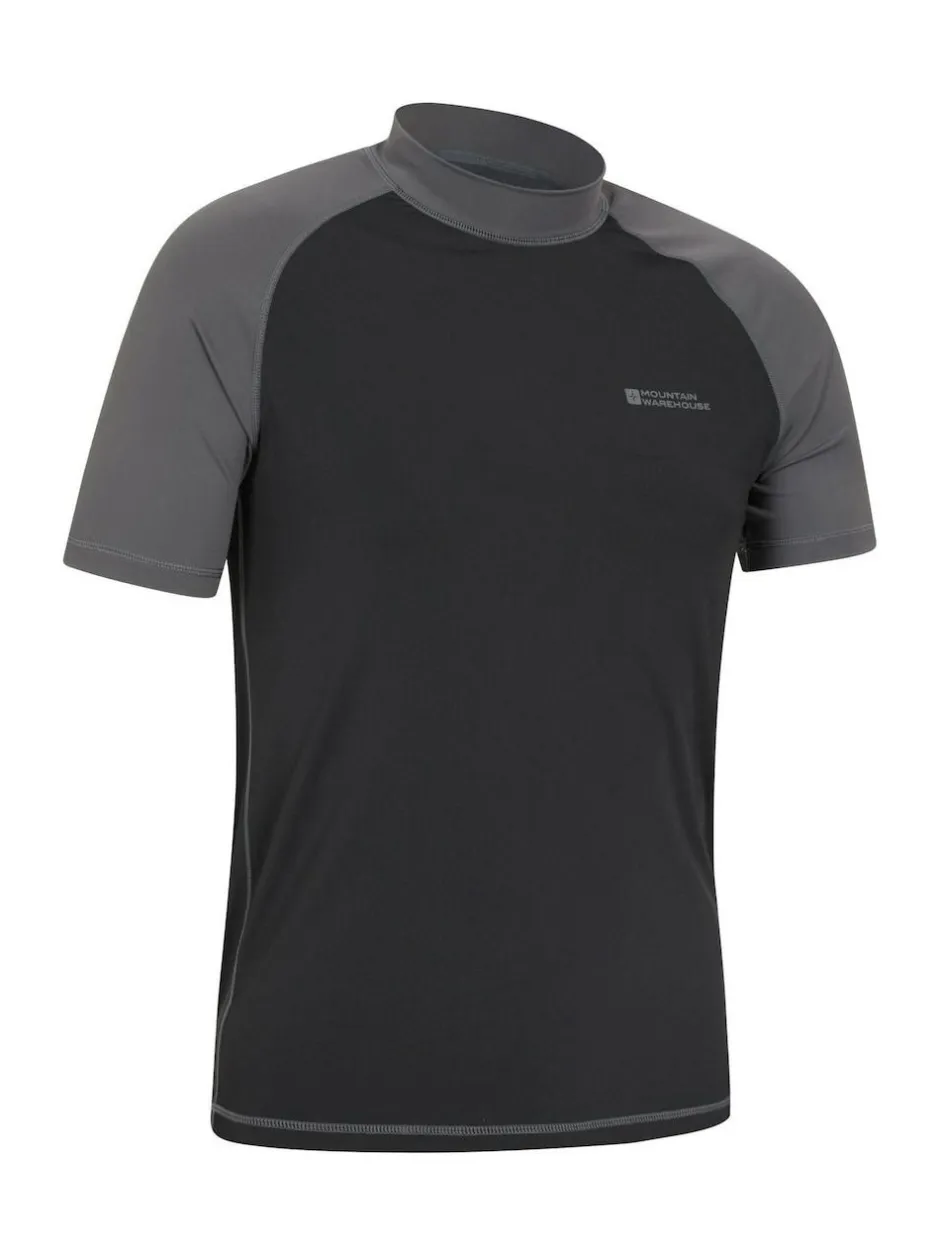 Mountain Warehouse Mens UV Rash Vest Black Sale