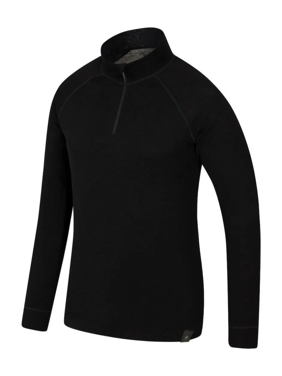 Mountain Warehouse Black Merino Multipack Thermal Top Hot
