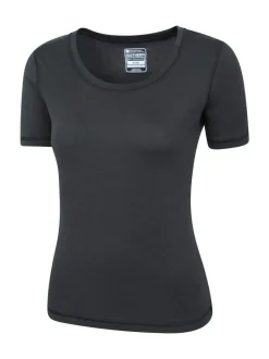 Mountain Warehouse Black Keep The Heat Short Sleeve T-Shirt Sale