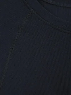 Mountain Warehouse Black Carmel Seamless Ribbed Thermal Top Best