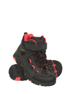 Mountain Warehouse Black Adventurer Kids Adaptive Walking Boots Best