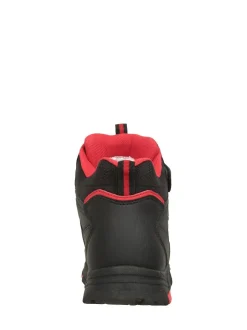 Mountain Warehouse Black Adventurer Kids Adaptive Walking Boots Best