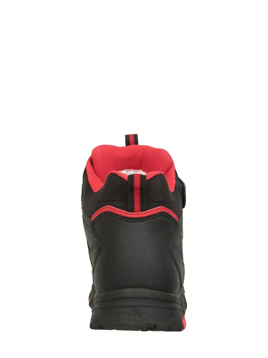 Mountain Warehouse Black Adventurer Kids Adaptive Walking Boots Best