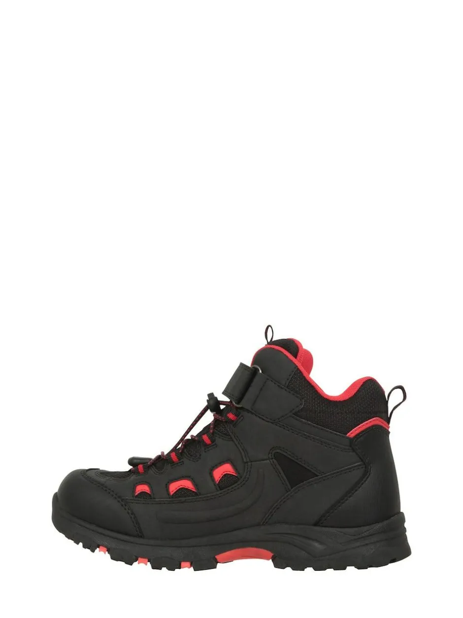 Mountain Warehouse Black Adventurer Kids Adaptive Walking Boots Best