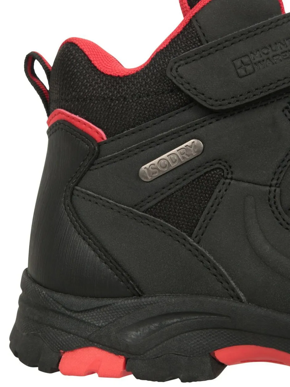 Mountain Warehouse Black Adventurer Kids Adaptive Walking Boots Best