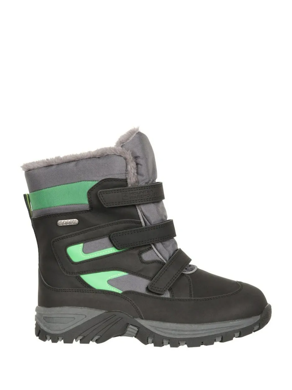 Mountain Warehouse Chill Waterproof Snow Boots Black Clearance