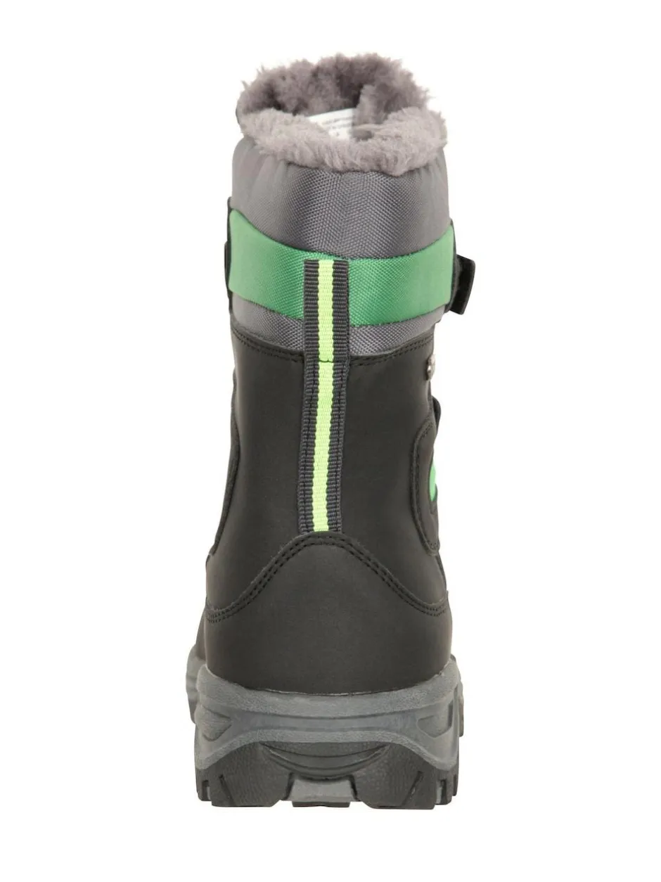 Mountain Warehouse Chill Waterproof Snow Boots Black Clearance
