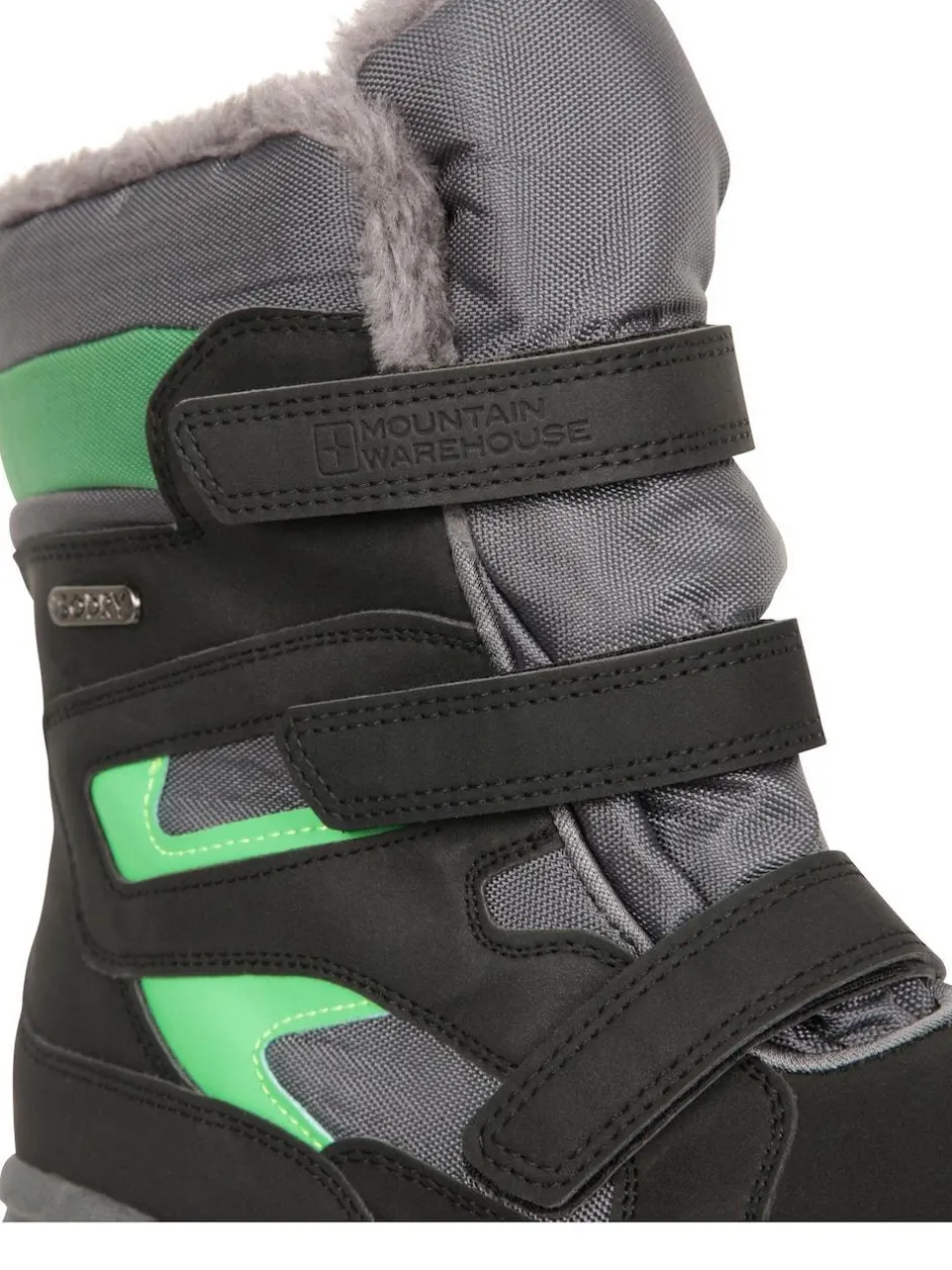 Mountain Warehouse Chill Waterproof Snow Boots Black Clearance