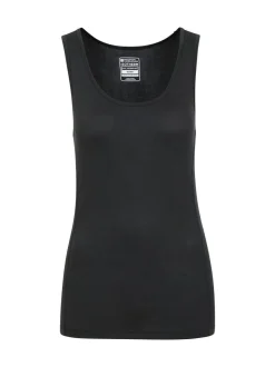 Mountain Warehouse Black Keep The Heat Womens IsoTherm Thermal Vest Top Outlet