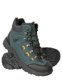 Mountain Warehouse Blue Adventurer Mens Waterproof Walking Boots Discount