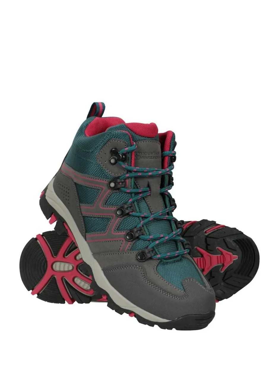 Mountain Warehouse Blue Kids Oscar Walking Boots Outlet
