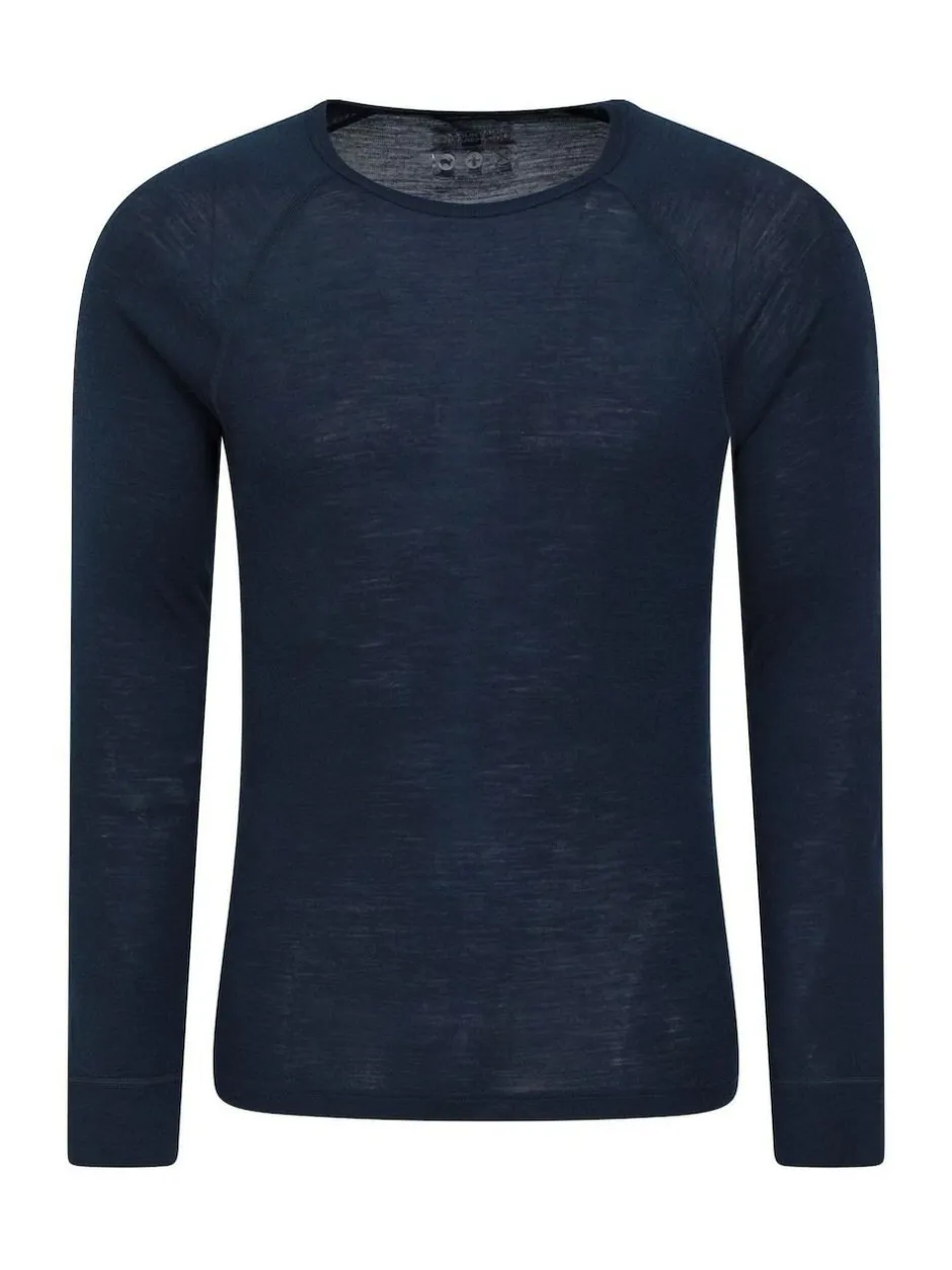 Mountain Warehouse Merino Thermal Tops 2 Pack Blue Clearance