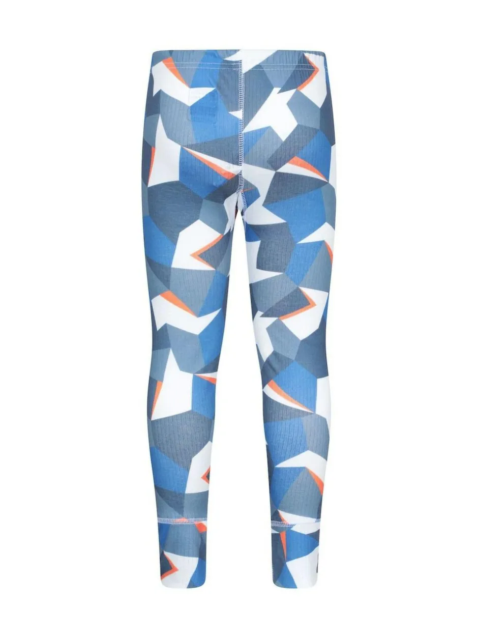 Mountain Warehouse Blue Talus Printed Baselayer-Top & Pants Set Sale