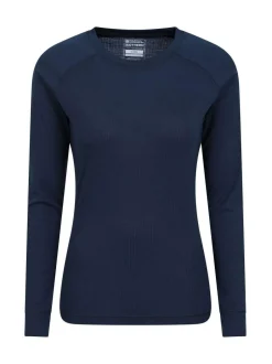 Mountain Warehouse Womens Talus Thermal Tops 2 Pack Blue Sale