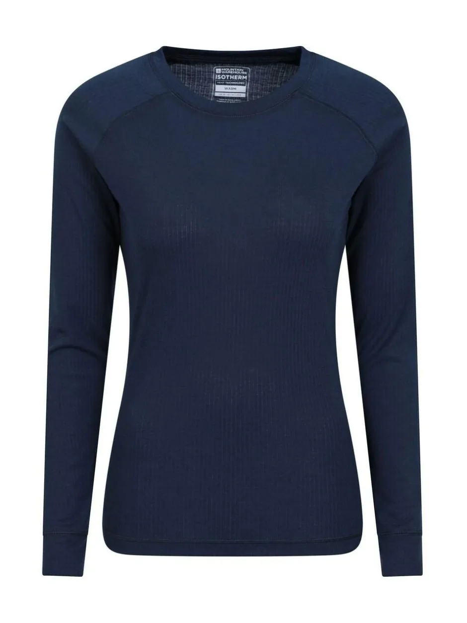Mountain Warehouse Womens Talus Thermal Tops 2 Pack Blue Sale