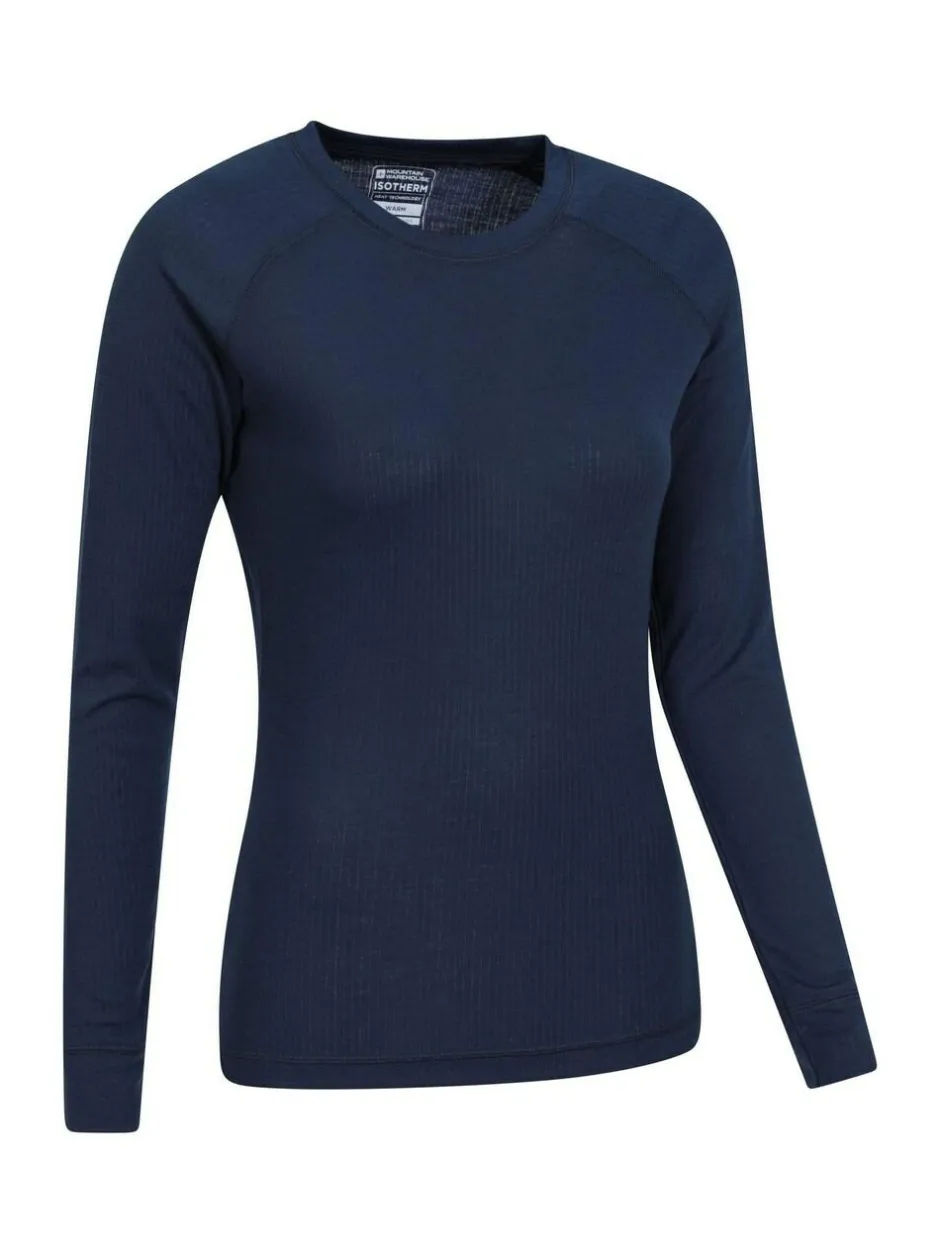 Mountain Warehouse Womens Talus Thermal Tops 2 Pack Blue Sale