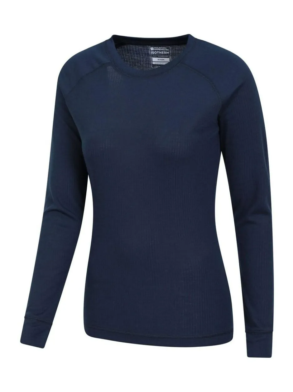 Mountain Warehouse Womens Talus Thermal Tops 2 Pack Blue Sale