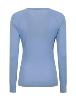 Mountain Warehouse Womens Merino II Thermal Top Blue Outlet