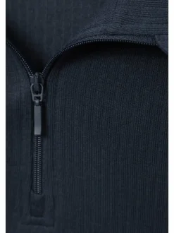 Mountain Warehouse Mens Talus Quarter Zip Thermal Top Dark Blue Online