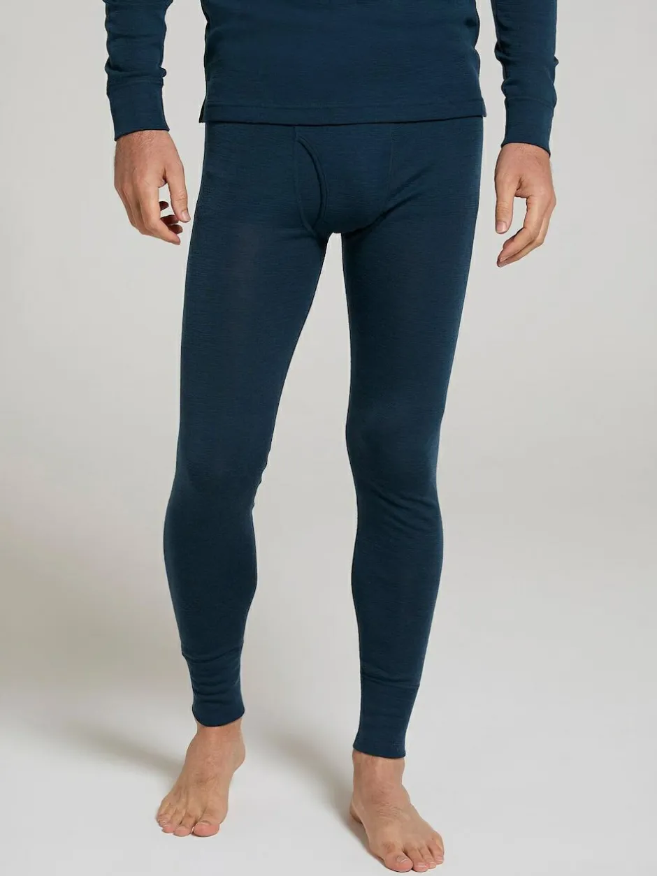 Mountain Warehouse Dark Black Mens Merino II Thermal Baselayer Joggers Clearance