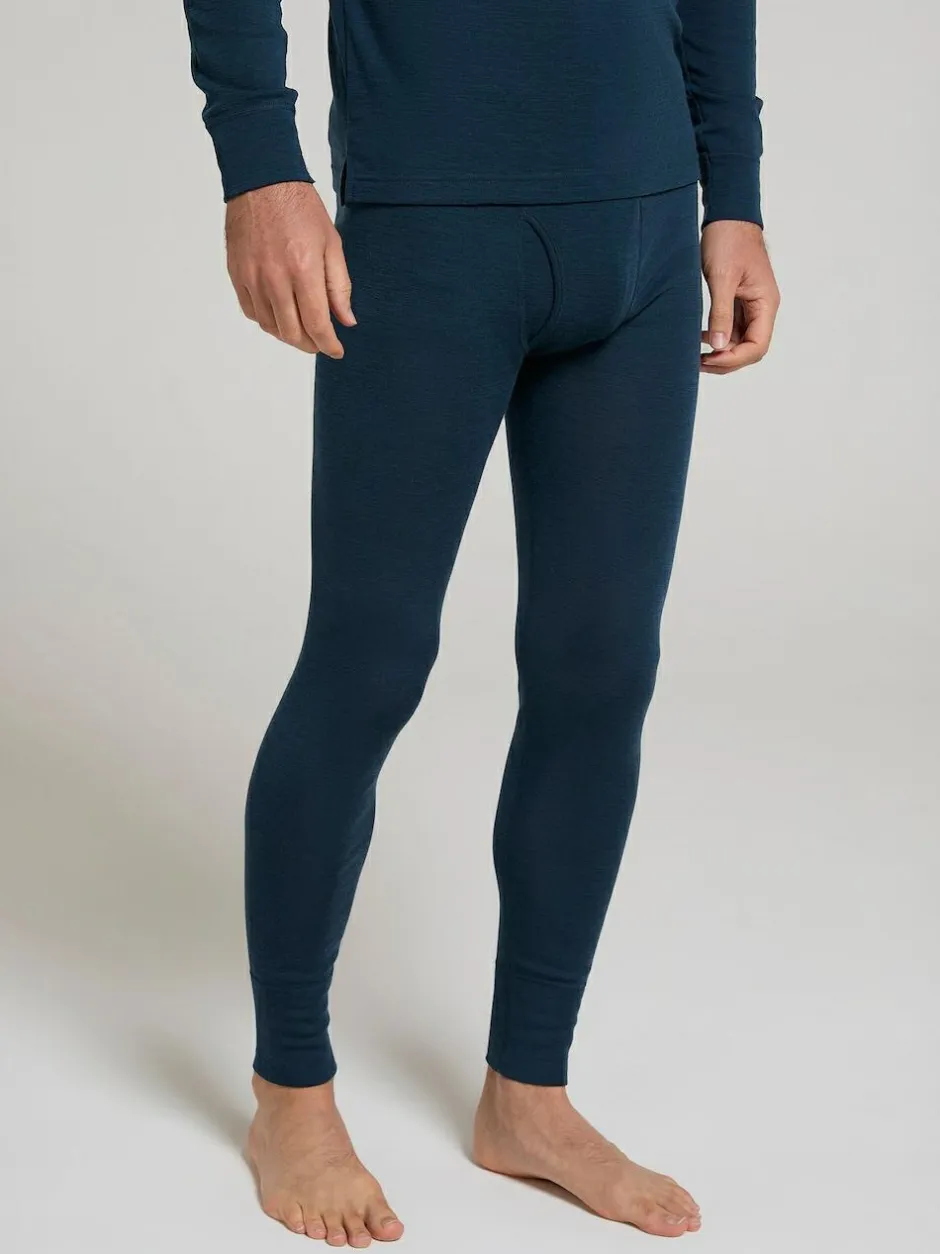 Mountain Warehouse Dark Black Mens Merino II Thermal Baselayer Joggers Clearance