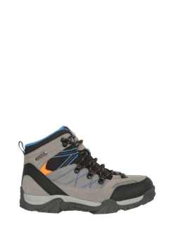 Mountain Warehouse Grey Kids Trail Waterproof Walking Boots