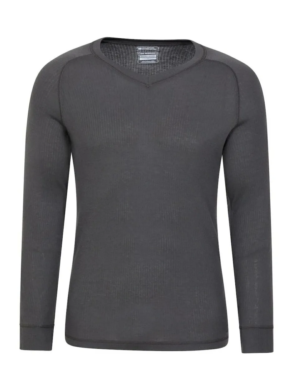 Mountain Warehouse Mens Talus Thermal Top Grey Clearance