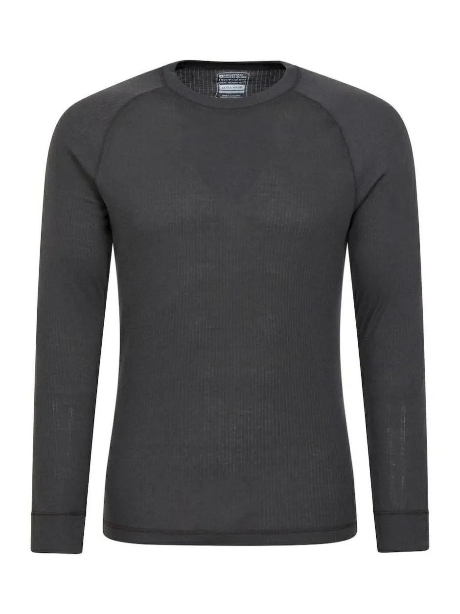 Mountain Warehouse Talus Mens Round Neck Thermal Top Grey Online