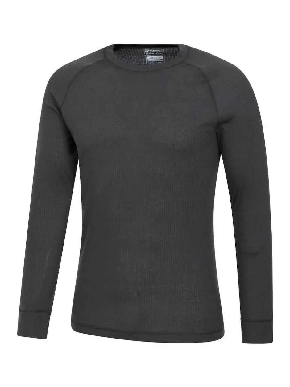 Mountain Warehouse Talus Mens Round Neck Thermal Top Grey Online