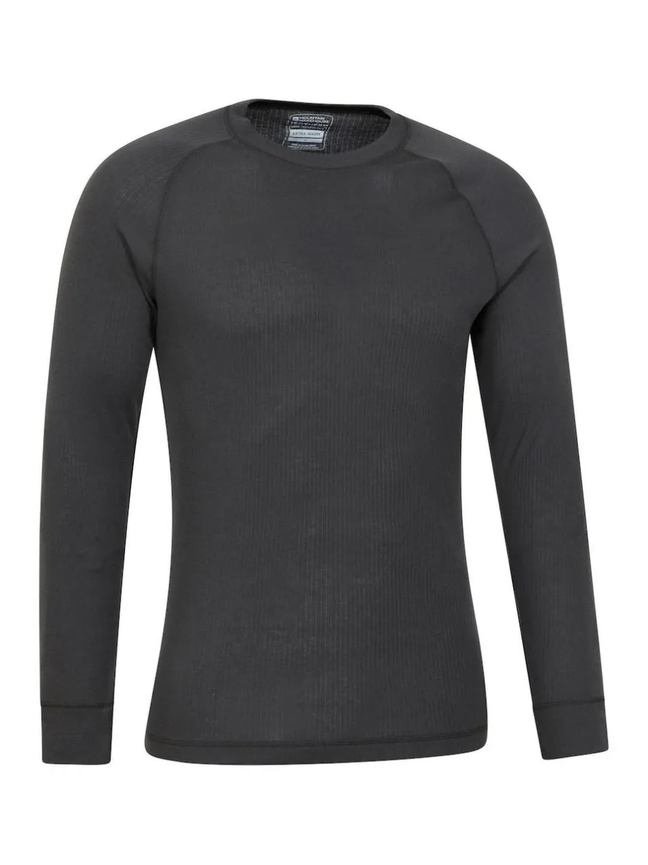 Mountain Warehouse Talus Mens Round Neck Thermal Top Grey Online
