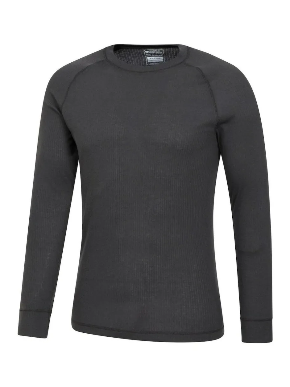 Mountain Warehouse Talus Mens Round Neck Thermal Top Grey Online