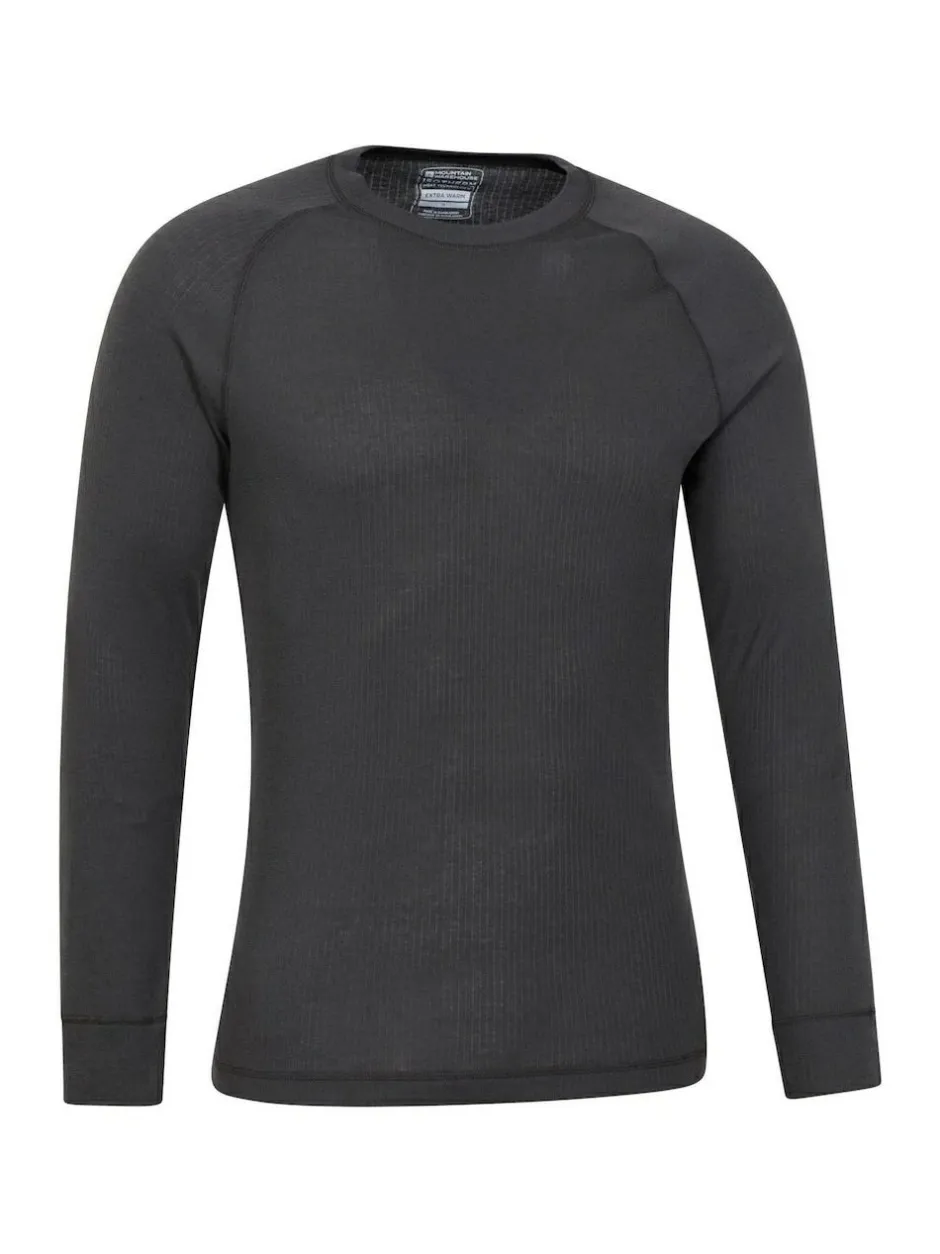Mountain Warehouse Talus Mens Round Neck Thermal Top Grey Online