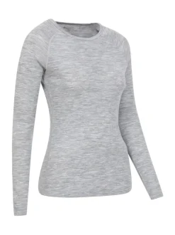 Mountain Warehouse Womens Merino II Thermal Top Grey Sale