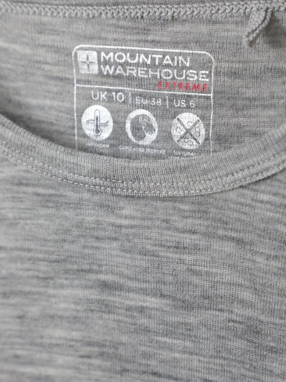 Mountain Warehouse Womens Merino II Thermal Top Grey Sale