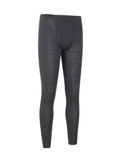 Mountain Warehouse Light Black Mens Merino II Thermal Baselayer Joggers Clearance