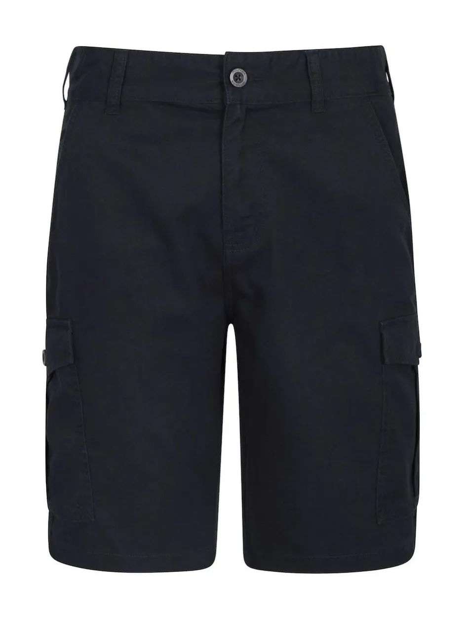 Mountain Warehouse Navy Mens Lakeside 100% Cotton Cargo Shorts Online