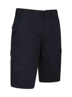 Mountain Warehouse Navy Mens Lakeside 100% Cotton Cargo Shorts Online